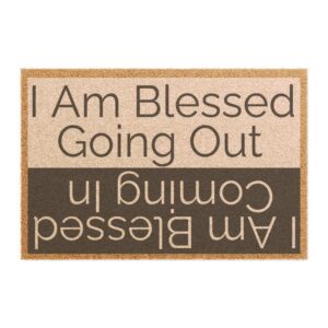 Blessed Come In and Go Out Doormat